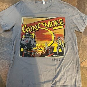 gun smoke grey shirt size large